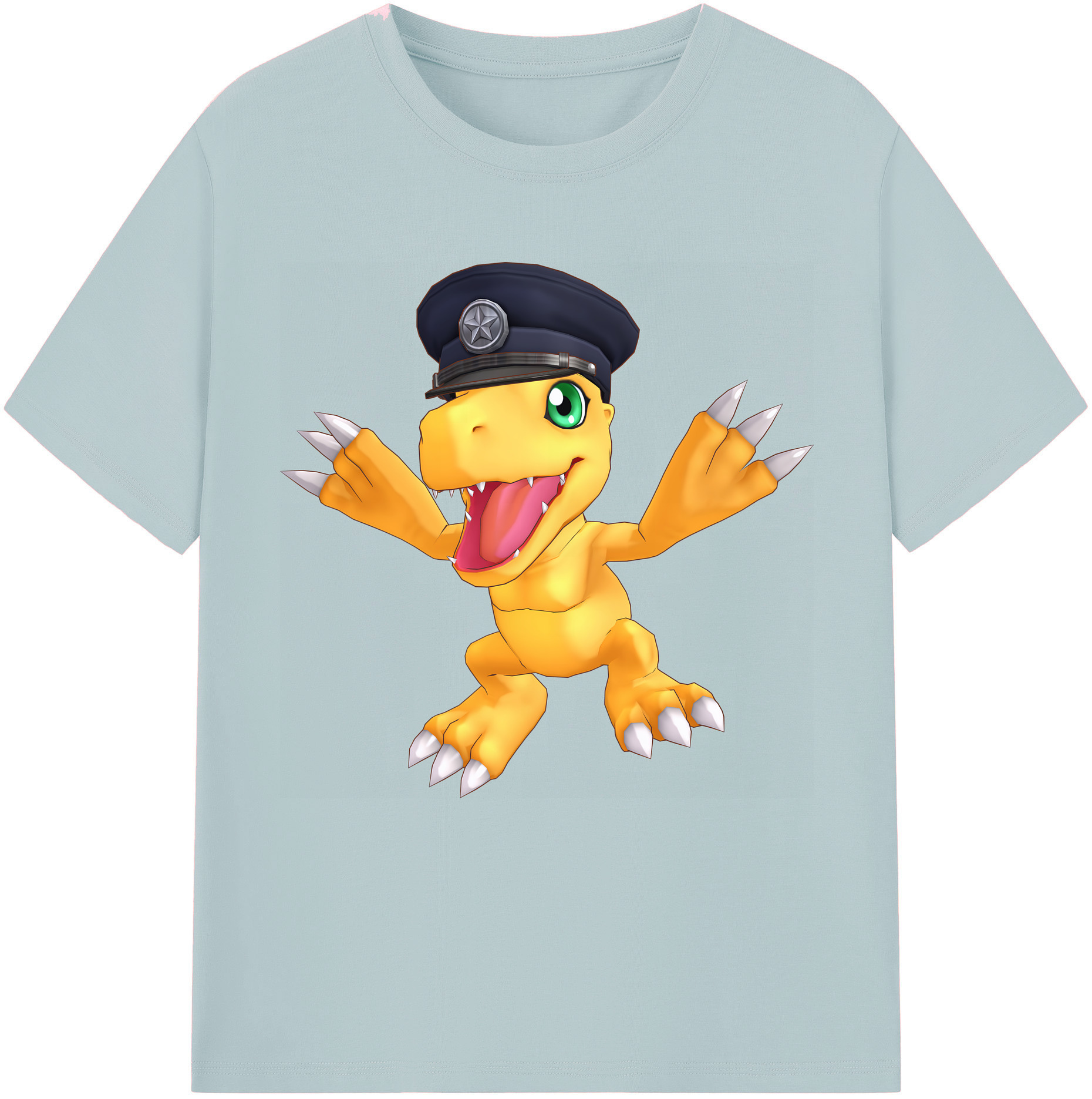 （画像用） Digimon デジタルモンスター/デジモン 綿100％半袖Tシャツ（フロントプリント）